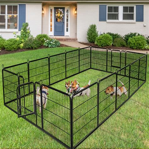 metal dog fence enclosure|outdoor enclosures for large dogs.